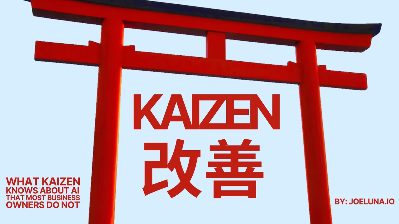 Kaizen: what kaizen knows about AI that most business owners do not